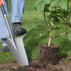 Greenhaus Gardening Multi-Use Serrated Spade for Outdoor Projects