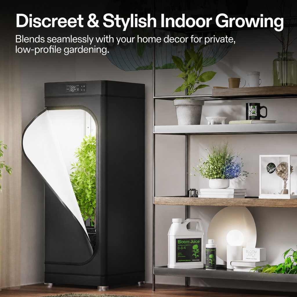 Greenhaus Gardening Smart Grow Box with Full-Spectrum LED Lighting