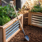 Greenhaus Gardening Small Garden Spade, Durable Planting & Digging Tool
