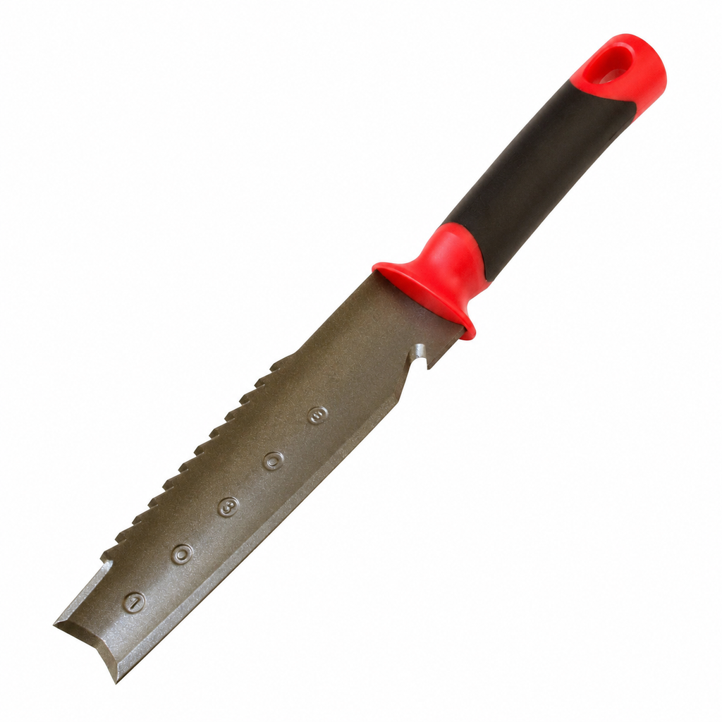 Greenhaus Gardening Soil Knife for Weeding, Digging, and Root Cutting