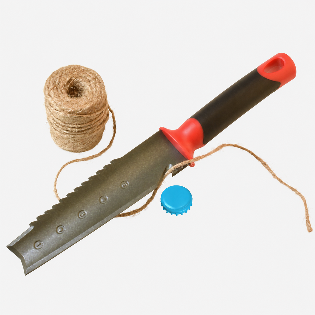 Greenhaus Gardening Soil Knife for Weeding, Digging, and Root Cutting