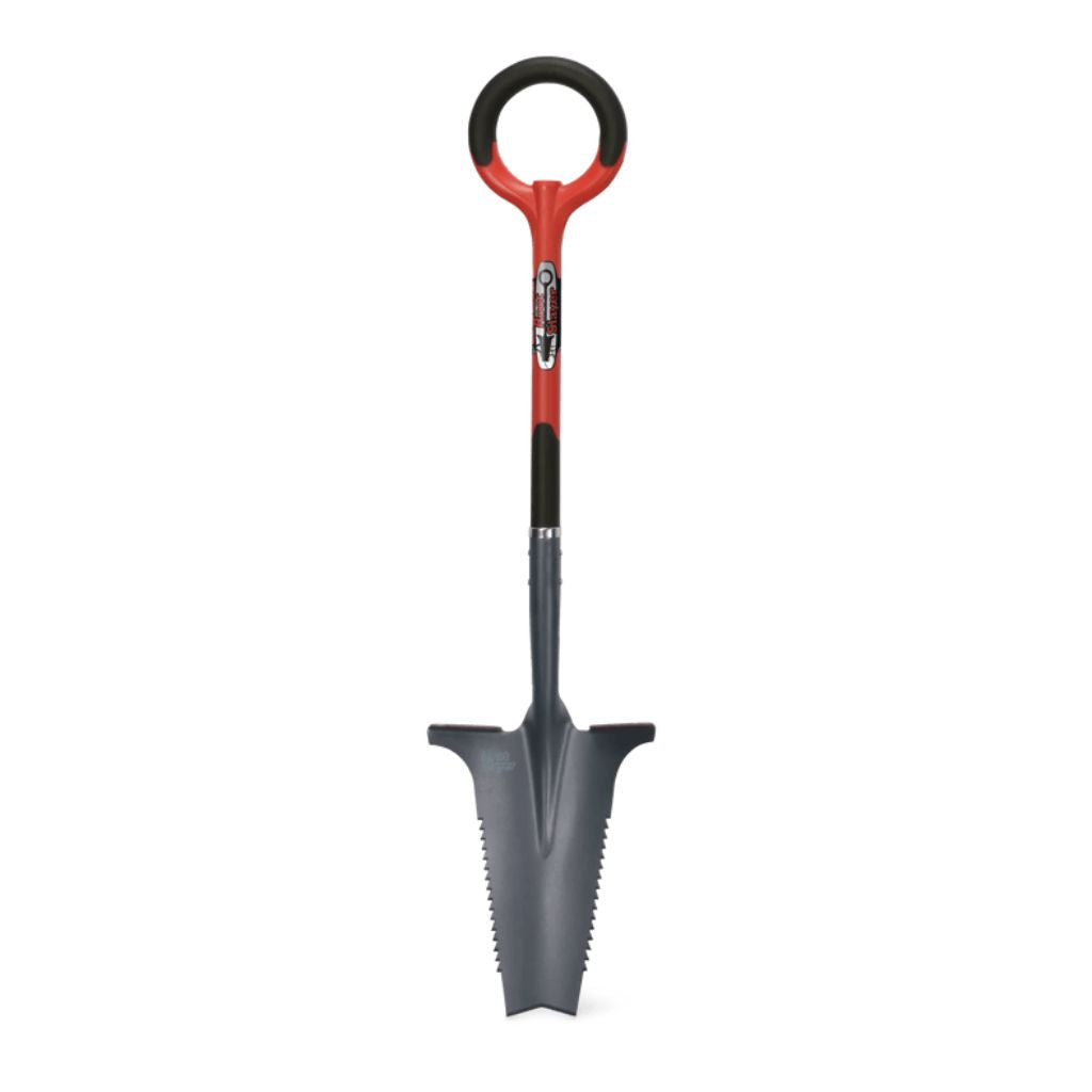 Greenhaus Gardening Root Cutting Drain Spade, Heavy Duty Landscaping Digging Tool