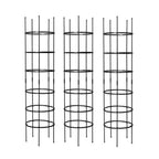 Greenhaus Gardening Tall Tomato Cages Set of 3, Heavy Duty Plant Supports
