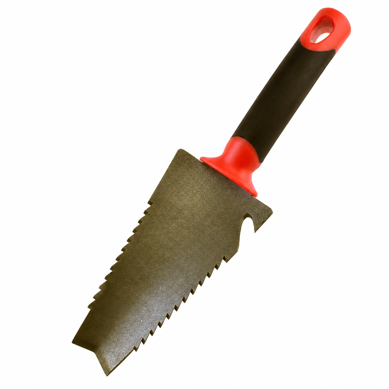 Greenhaus Gardening Root-Cutting Hand Trowel for Difficult Soil