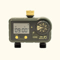 Greenhaus Gardening 2 Zone Waterproof Water Timer for Garden Irrigation Systems