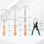 Greenhaus Gardening Garden Tool Kit, Stainless Steel Hand Tools Set