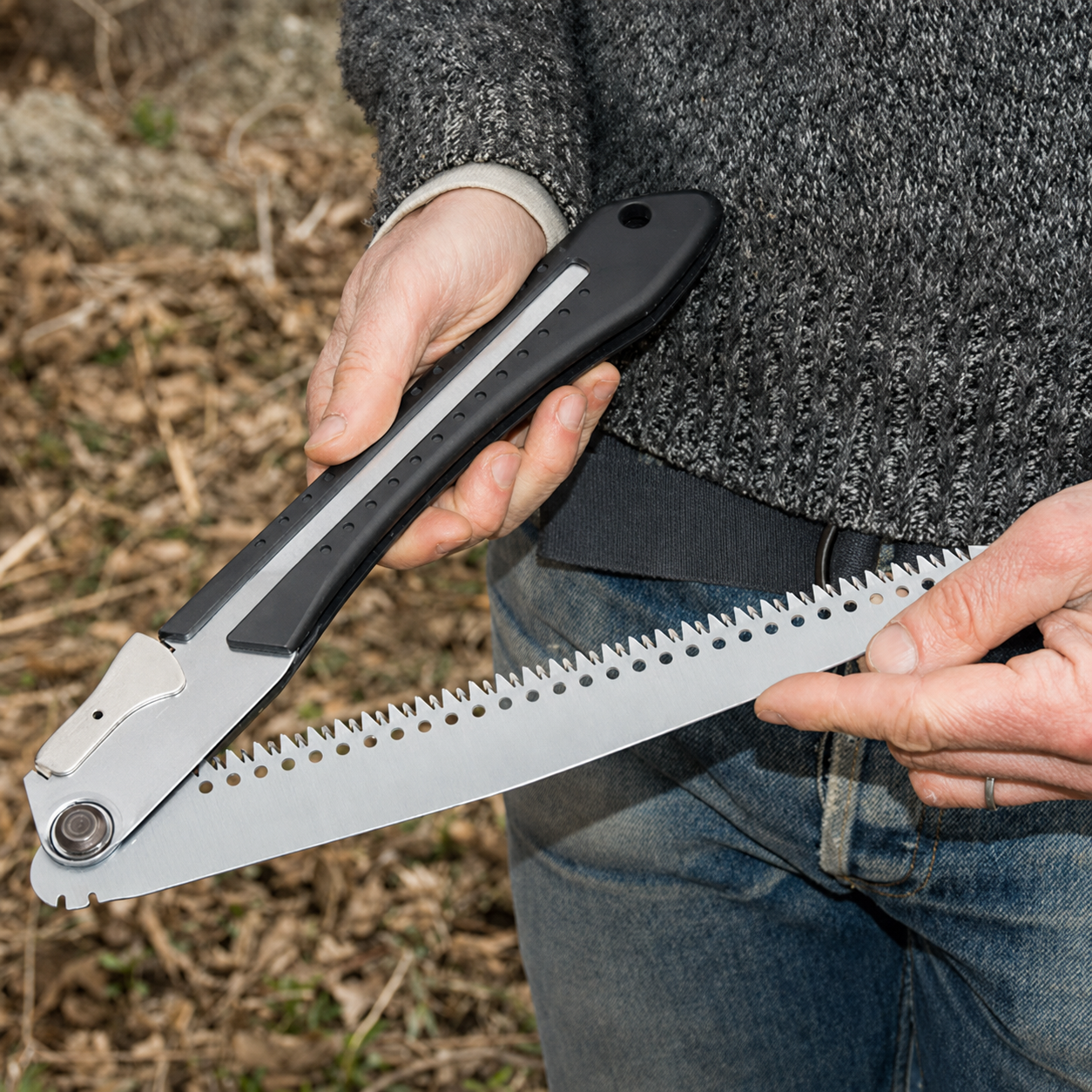 Greenhaus Gardening Garden Machete, Folding Saw & Lopper Clearing Set