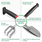 GreenHaus Gardening Complete Garden Tool Set with Carry Bag & Knee Pad