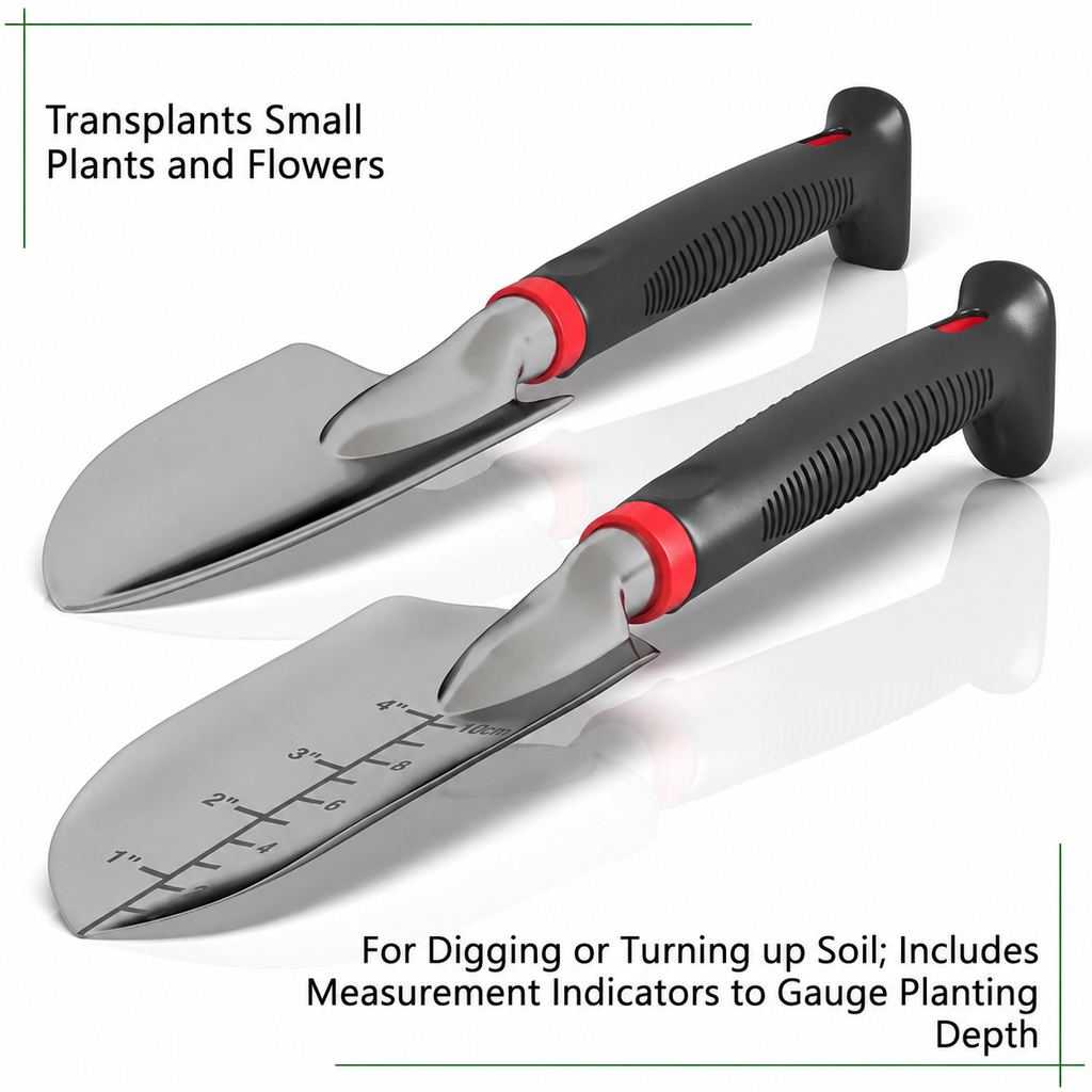 GreenHaus Gardening Complete Garden Tool Set with Carry Bag & Knee Pad