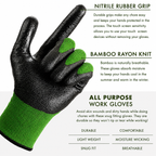 GreenHaus Gardening Complete Garden Tool Set with Carry Bag & Knee Pad