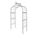 Greenhaus Gardening Metal Garden Arbor, Weather-Resistant Arch