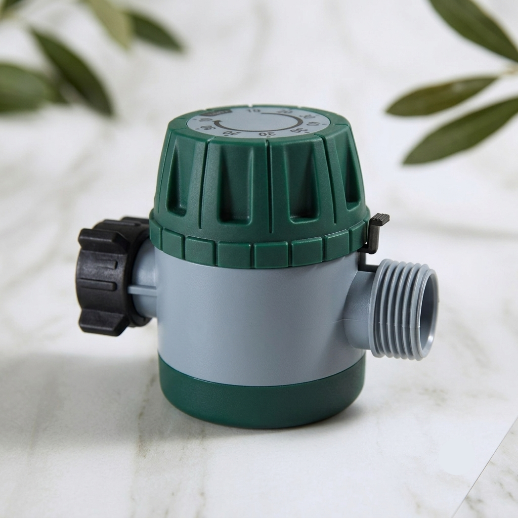 Greenhaus Gardening Mechanical Hose Water Timer with Adjustable Shut-Off Dial