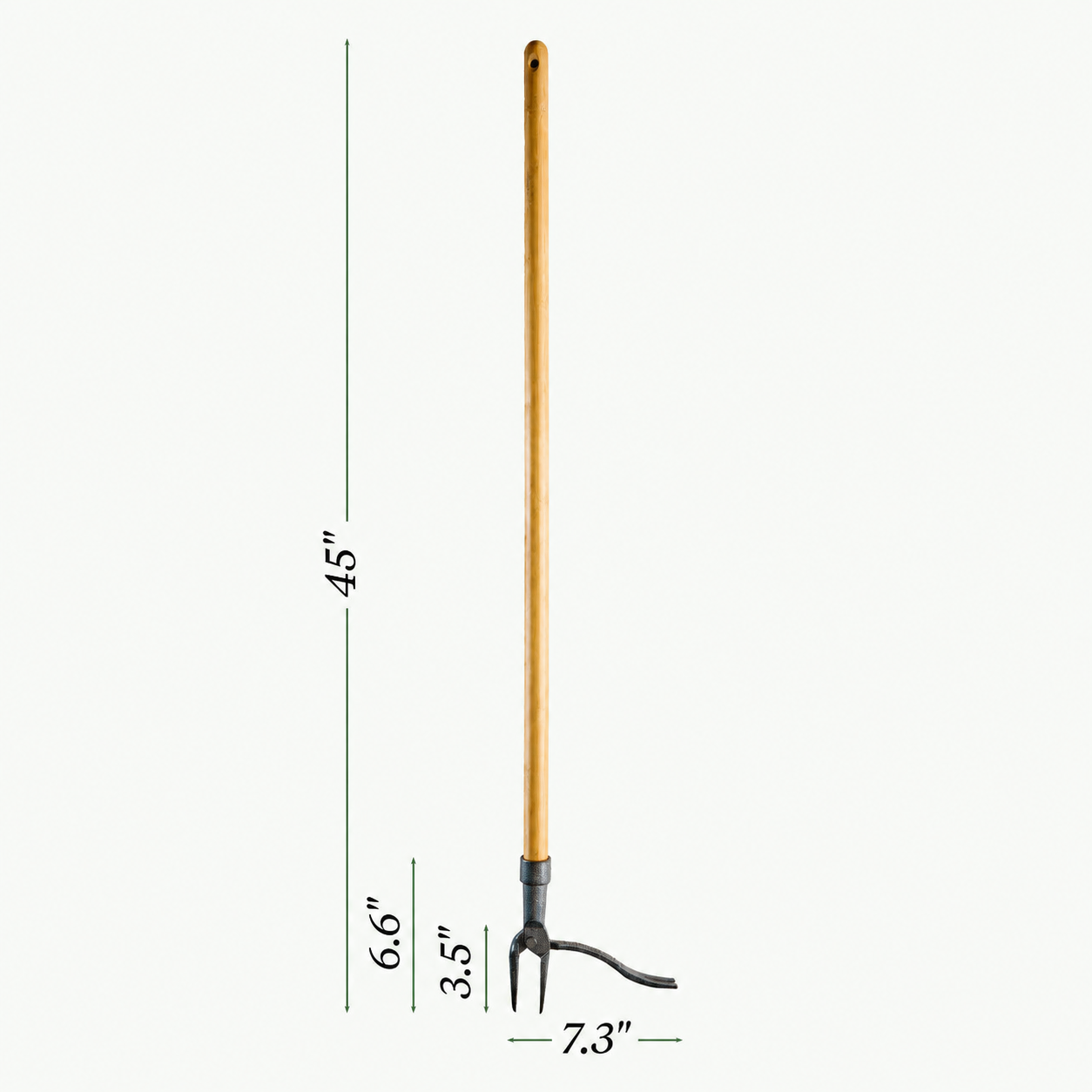 GreenHaus Gardening Professional Garden Weeding Tool for Tough Soil
