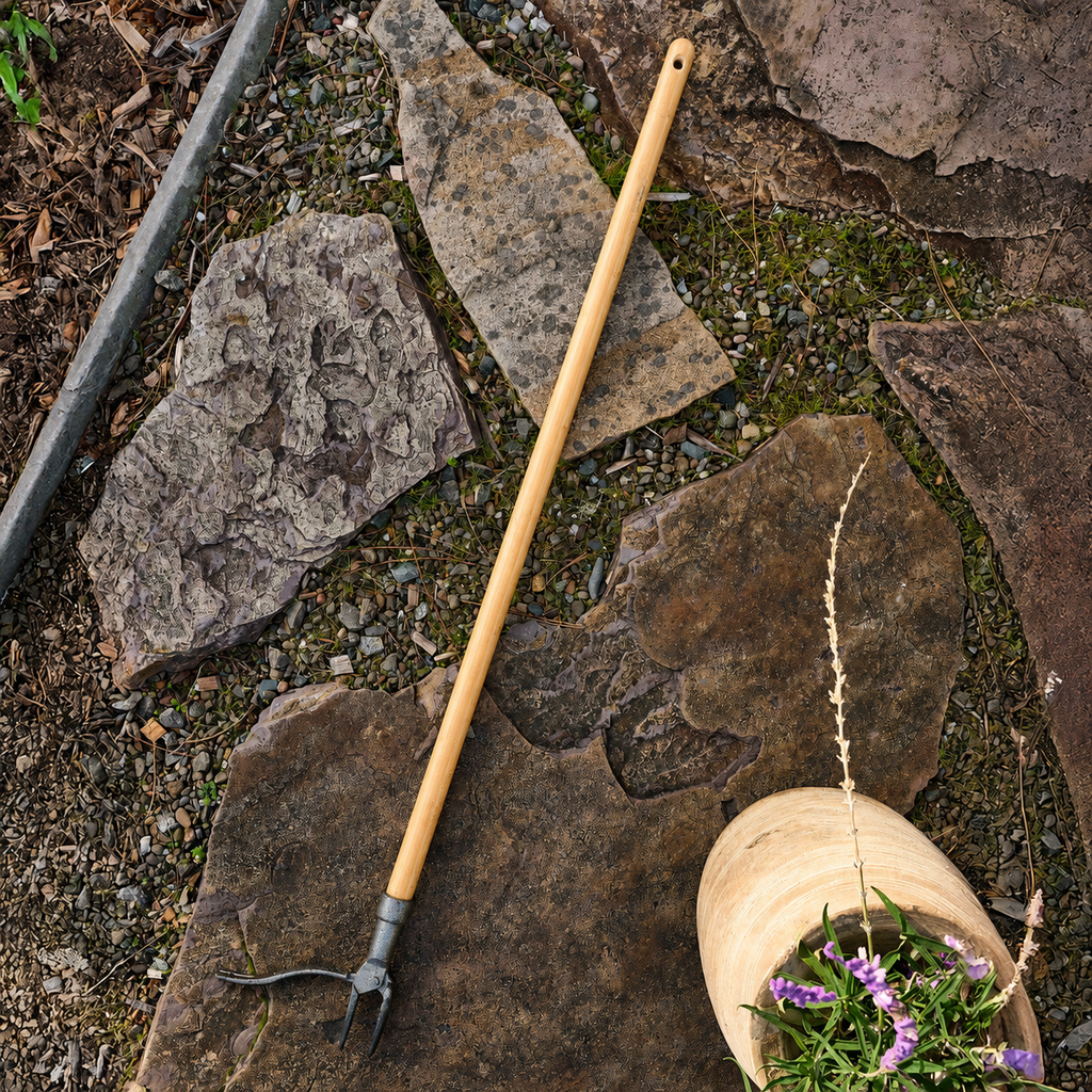 GreenHaus Gardening Professional Garden Weeding Tool for Tough Soil