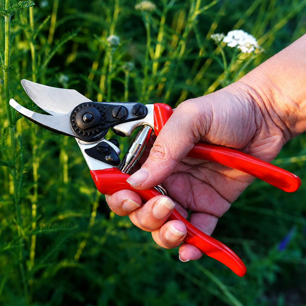 Greenhaus Gardening Hand Pruner Set for Leaves, Stems and Vines