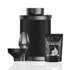 Greenhaus Gardening 6-Inch Refillable Carbon Filter Kit with Charcoal Refill