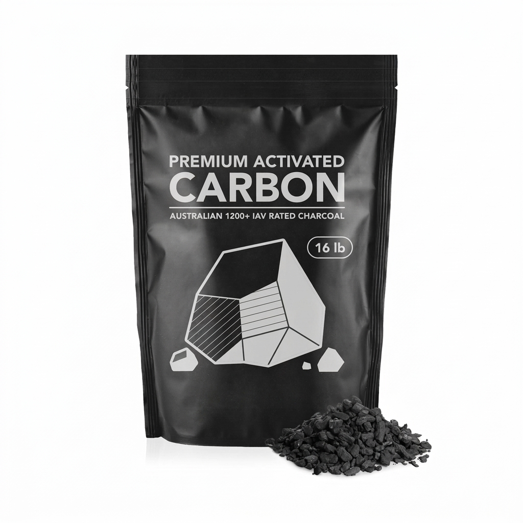 Greenhaus Gardening 6-Inch Refillable Carbon Filter Kit with Charcoal Refill