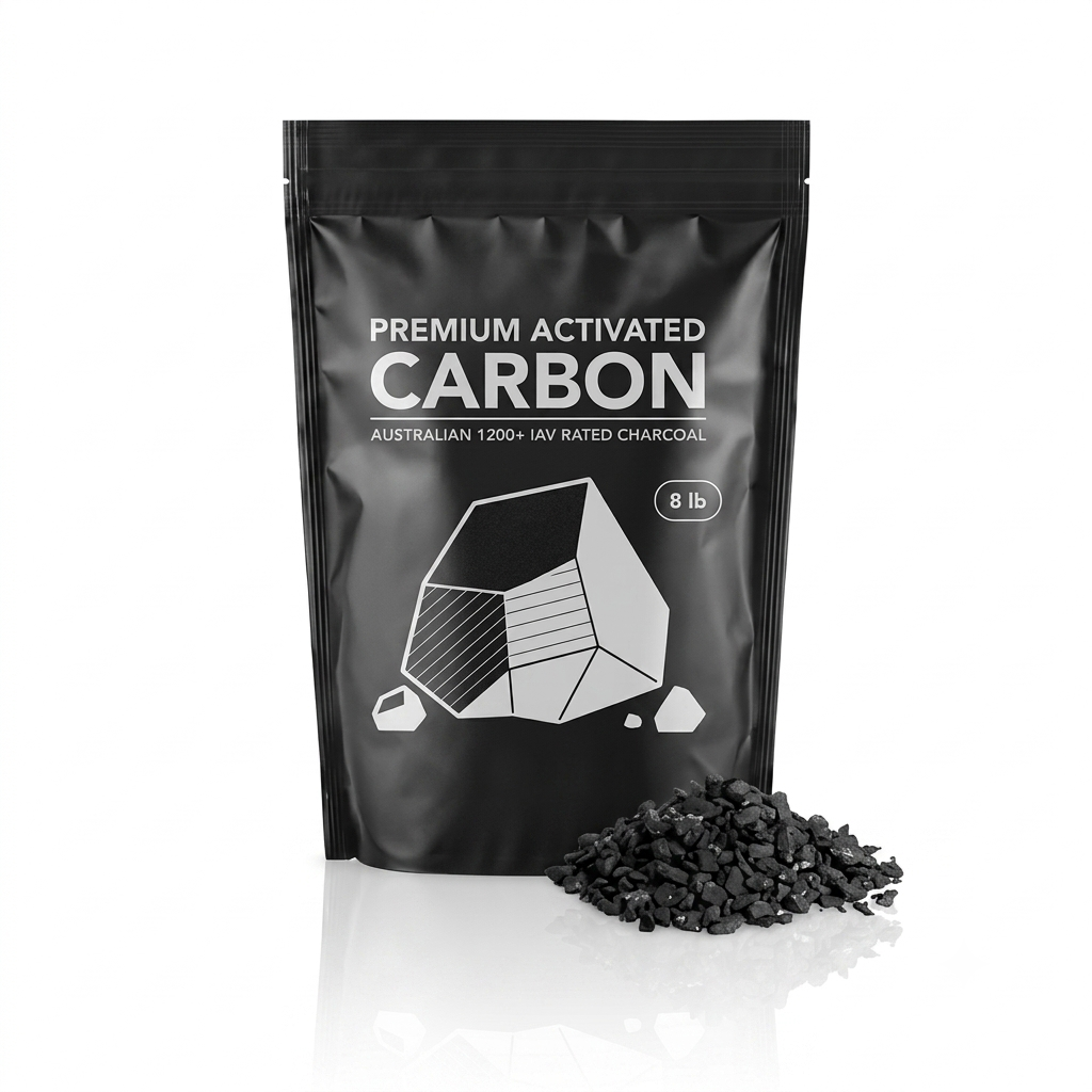 Greenhaus Gardening 6-Inch Refillable Carbon Filter Kit with Charcoal Refill