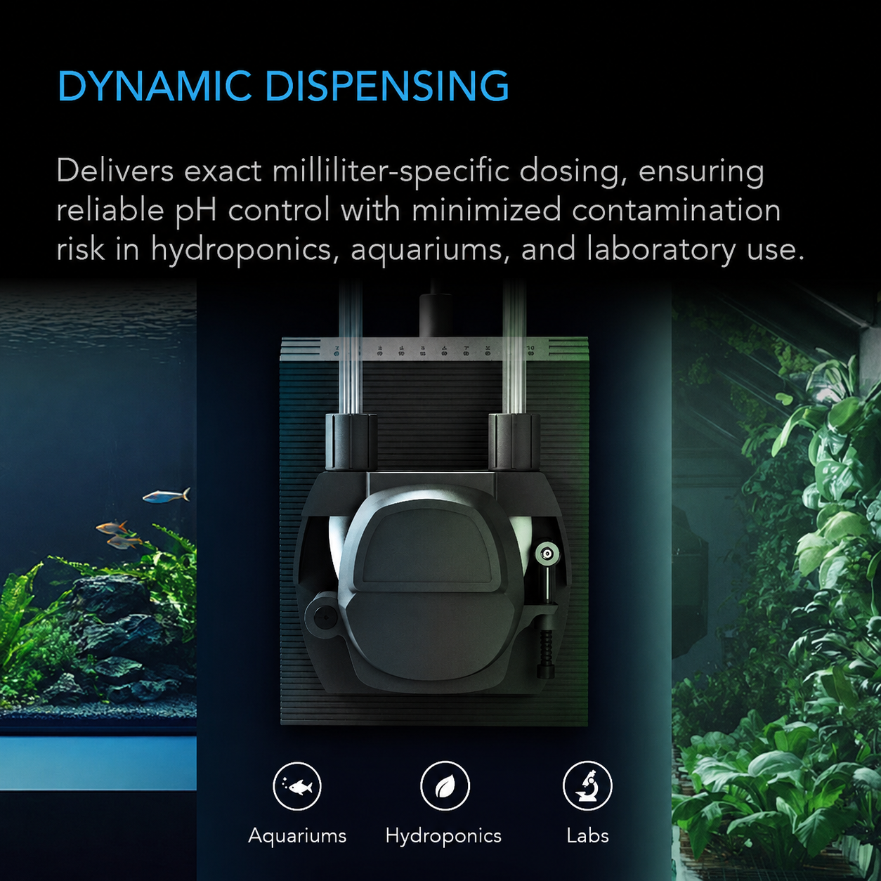 Greenhaus Gardening Hydroponic Pump with WiFi App Integration