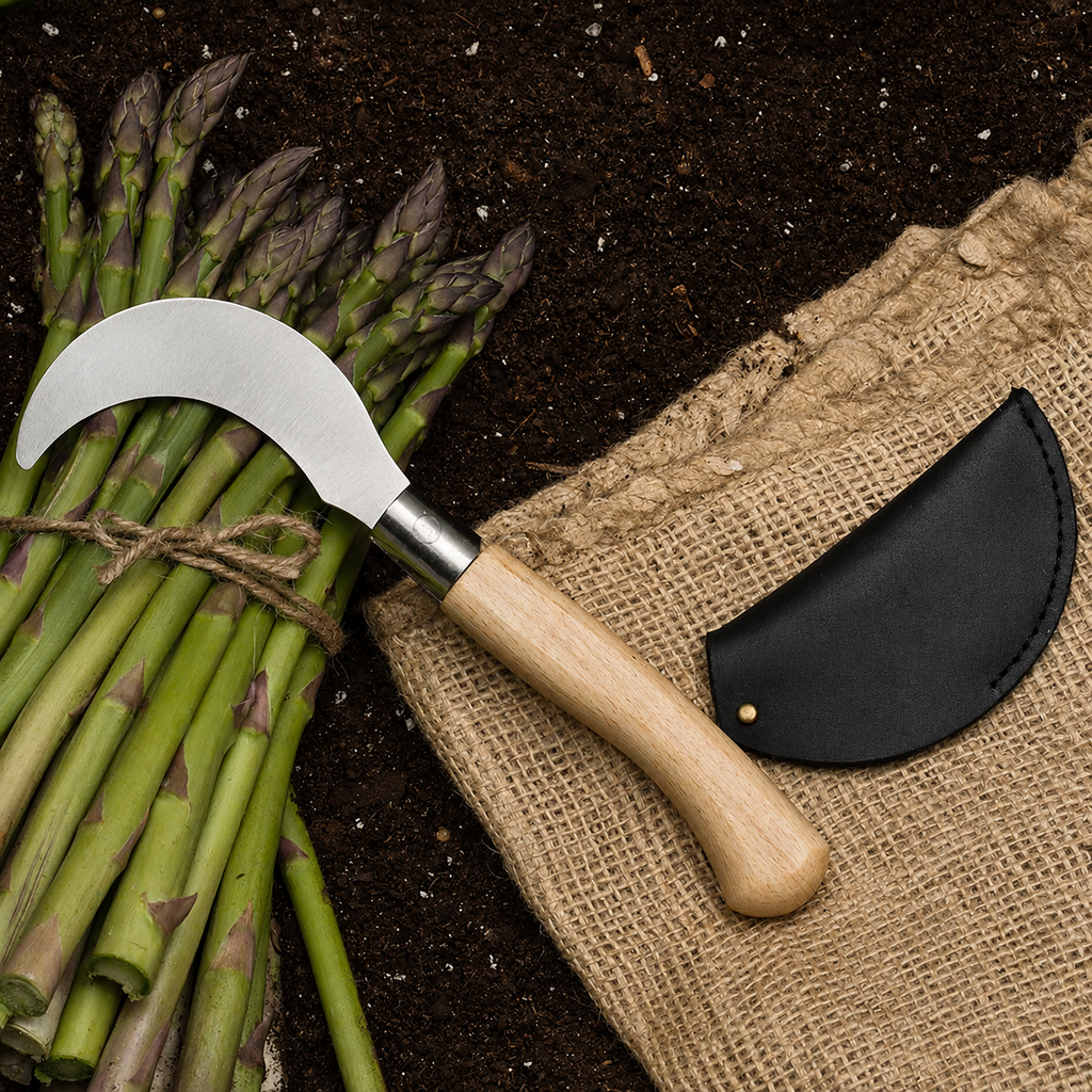 Greenhaus Gardening Manual Harvesting Knife for Herbs and Vegetables
