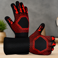 Greenhaus Gardening Heat Resistant BBQ Gloves with Silicone Grip