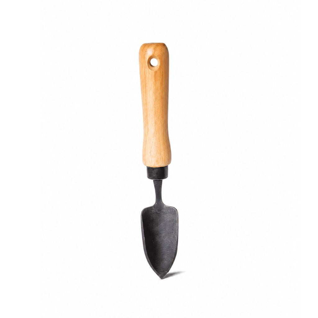 Greenhaus Gardening Mini Garden Trowel, Precision Planting Tool with Hardwood Handle