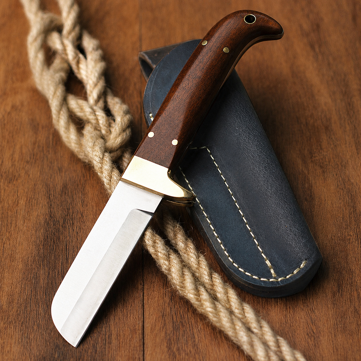 Greenhaus Gardening Rigging Knife — Wide Blade for Rope Cutting Tasks