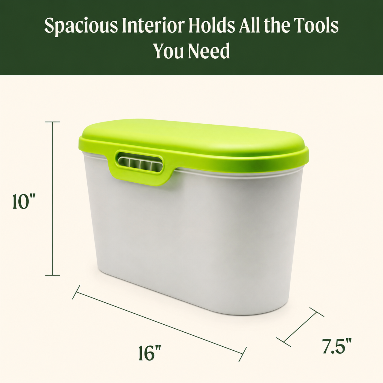 Greenhaus Gardening Garden Tool Organizer for Raised Beds