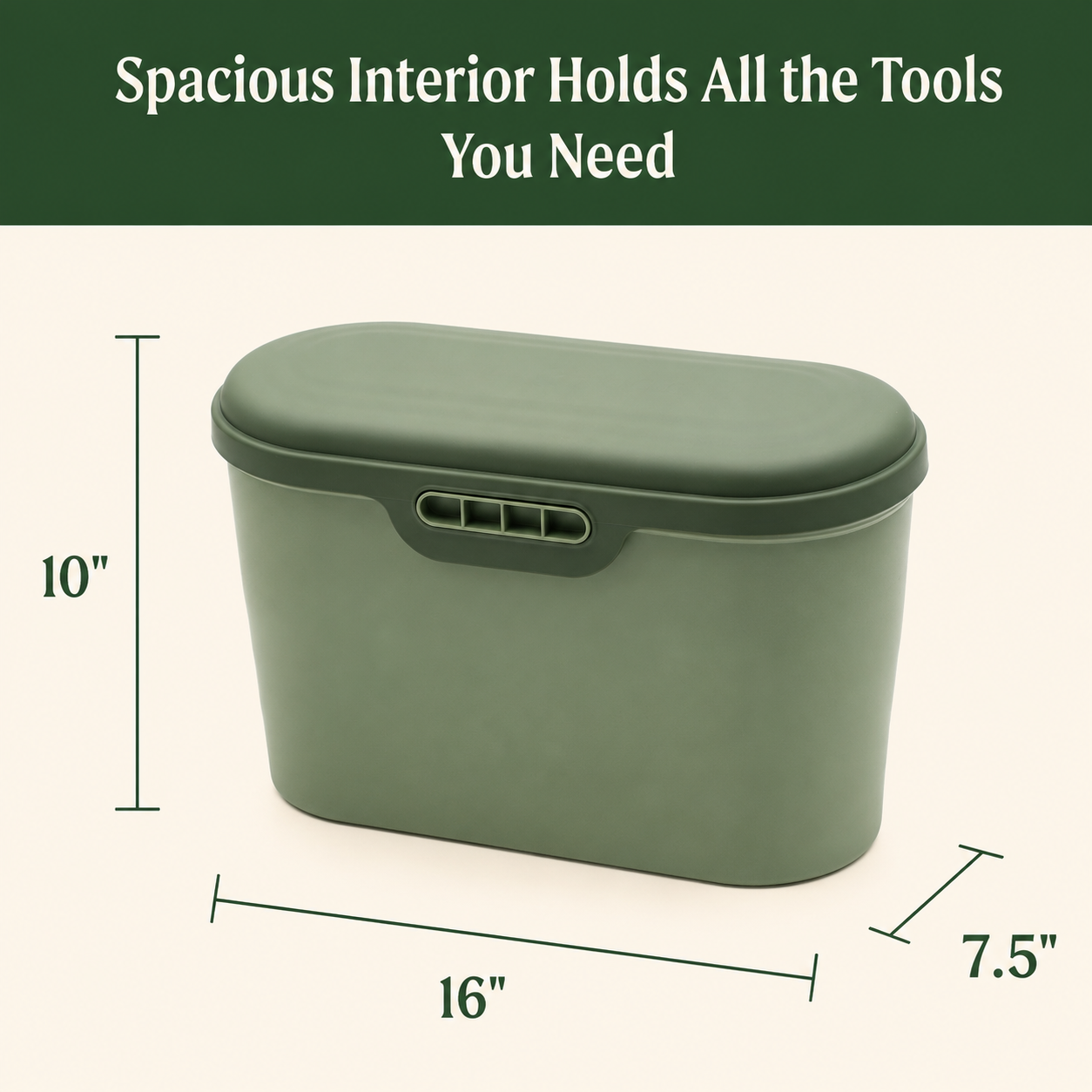 Greenhaus Gardening Garden Tool Organizer for Raised Beds
