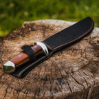 Greenhaus Gardening Outdoor Work Knife with Rosewood Handle