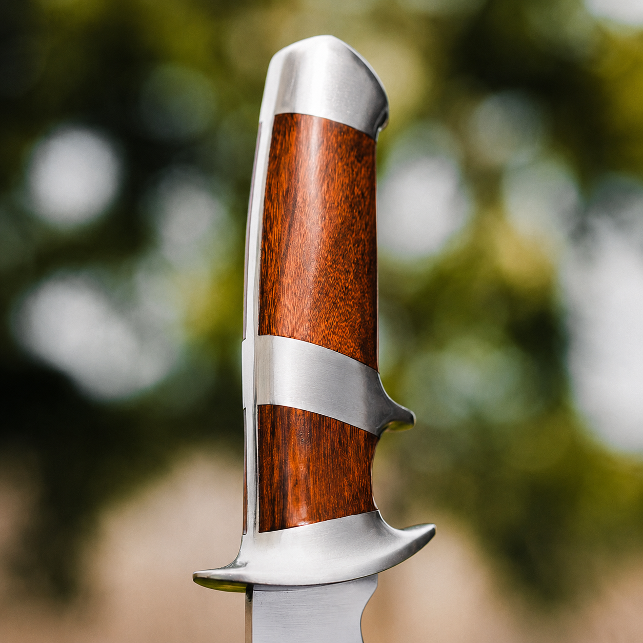 Greenhaus Gardening Outdoor Work Knife with Rosewood Handle