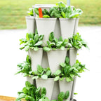 Greenhaus Gardening Vertical Planter 5-Tier Planter for Herbs Greens and Flowers