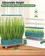 Greenhaus Gardening 16-Pod Indoor Plant Grower with Water Level Window