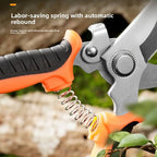 Greenhaus Gardening 4-Piece Garden Pruning Tool Set with Grafting Pruner, Bypass Pruner and Harvest Shears