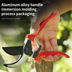 Greenhaus Gardening Industrial Grade Bypass Pruning Shears with Aluminum Alloy Handles