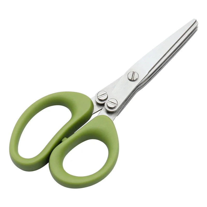 Greenhaus Gardening 3-Blade Herb Scissors for Fresh Herbs, Lettuce and Green Onions