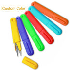 Greenhaus Gardening Pen-Style Garden Snips with Protective Cap for Herbs, Flowers and Precision Trimming