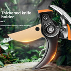Greenhaus Gardening Professional Ratchet Garden Pruners for Branches and Fruit Trees