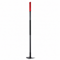 Greenhaus Gardening Steel Hoe Rake, Heavy Duty Weeding and Garden Prep Tool