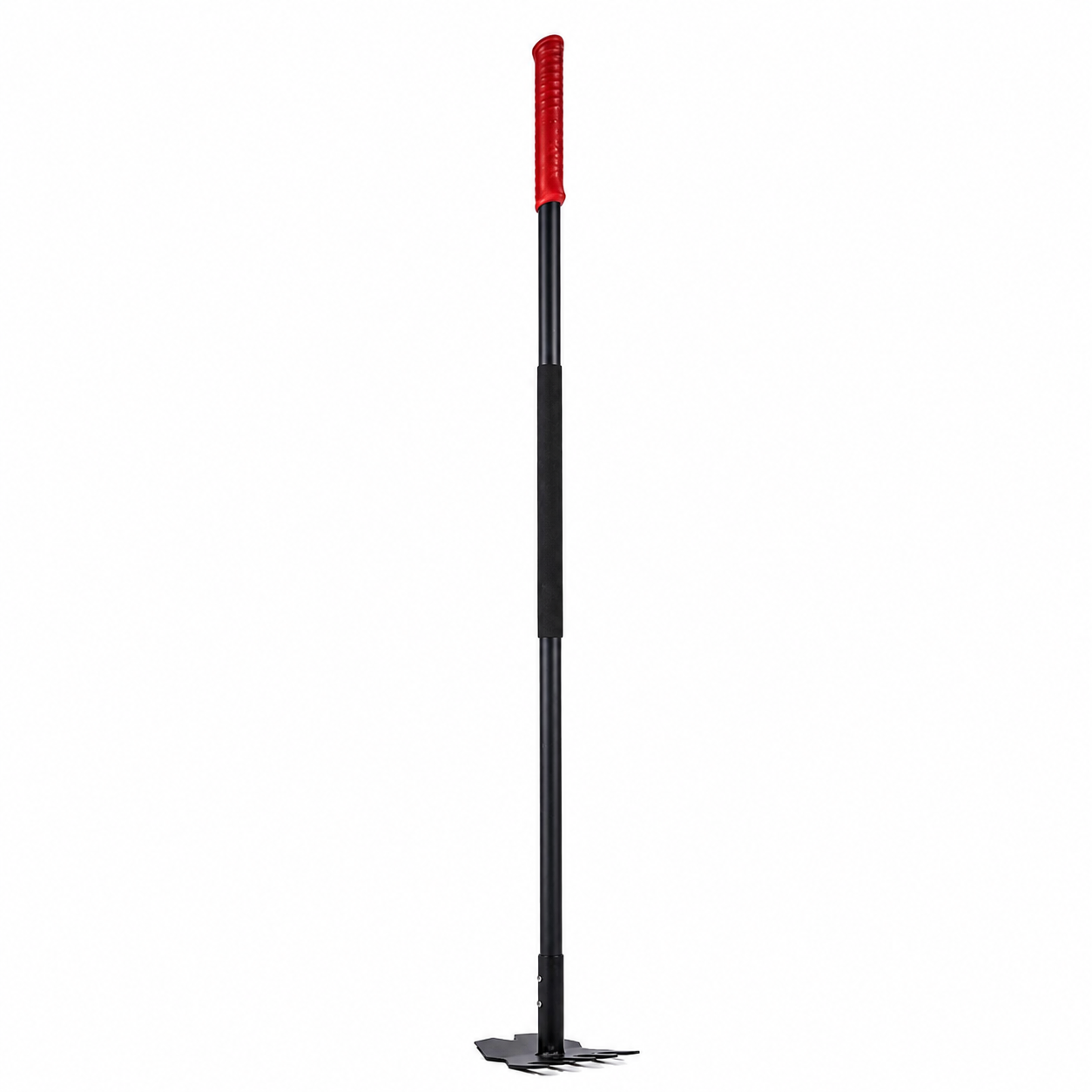 Greenhaus Gardening Steel Hoe Rake, Heavy Duty Weeding and Garden Prep Tool