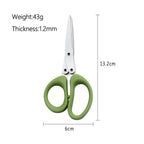 Greenhaus Gardening 3-Blade Herb Scissors for Fresh Herbs, Lettuce and Green Onions