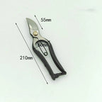 Greenhaus Gardening Classic Forged Steel Bypass Pruning Shears with Composite Handles