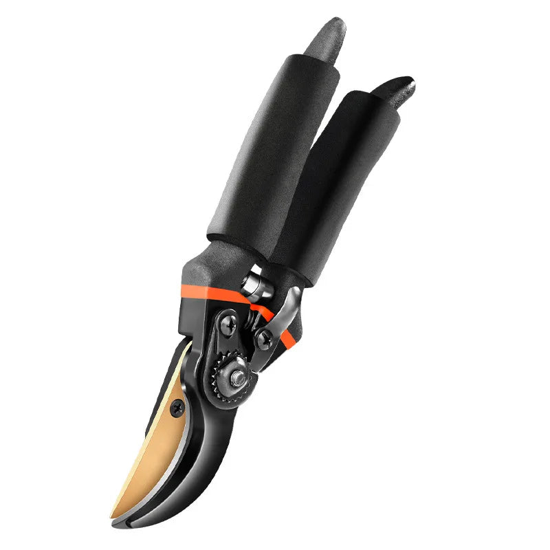 Greenhaus Gardening Professional Ratchet Garden Pruners for Branches and Fruit Trees