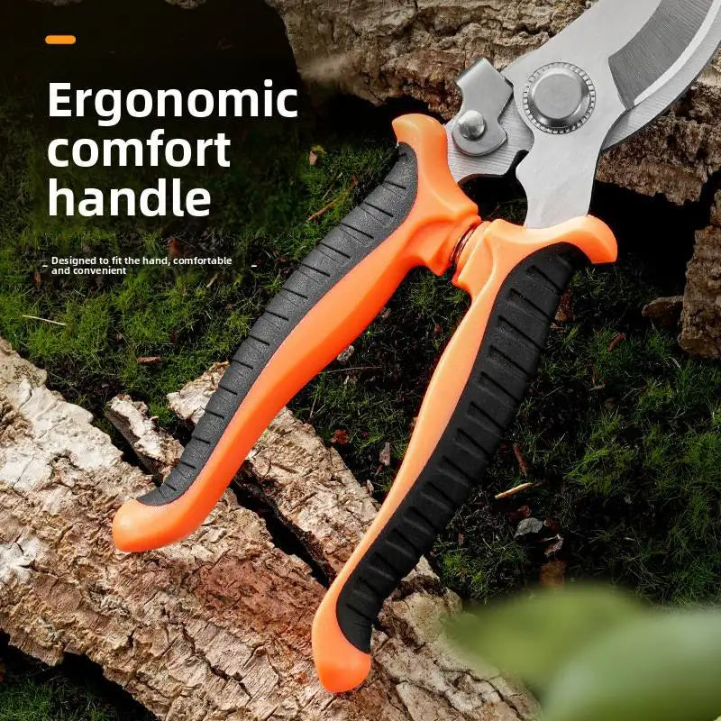 Greenhaus Gardening 4-Piece Garden Pruning Tool Set with Grafting Pruner, Bypass Pruner and Harvest Shears