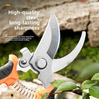 Greenhaus Gardening 4-Piece Garden Pruning Tool Set with Grafting Pruner, Bypass Pruner and Harvest Shears