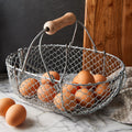 GreenHaus Gardening Farmhouse Egg Collection Basket