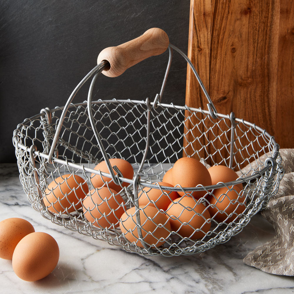 GreenHaus Gardening Farmhouse Egg Collection Basket