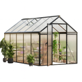 Greenhaus Gardening 6 × 10 ft Walk-In Polycarbonate Greenhouse