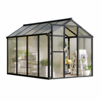 Greenhaus Gardening Polycarbonate Greenhouse with Aluminum Frame 6 x 8 FT