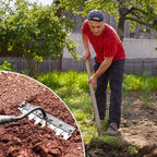 Greenhaus Gardening Upgraded Weed Removal Rake for Efficient Gardening